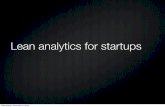 Lean analytics for startups - Leweb2010