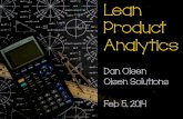 Lean Product Analytics by Dan Olsen
