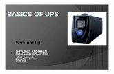 BASICS of UPS - Seminar Presentation