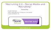 Talent Talk Webinar Recruiting 2.0 Social Media And Recruiting
