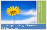 5 Surprising Summer Allergies
