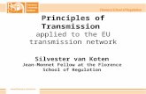 Principles of transmission, applied to the eu transmission network 2011.12.06