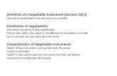 Negotiable Instrument Act