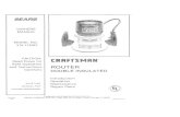 Craftman Router Manual