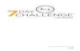 7 Day Challenge Workbook for Women