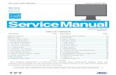 Lenovo 9220-HB1 20'' LCD Monitor Service Manual