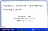 Conversion Optimization MEGAComm 2011 presentation