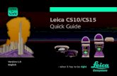 Leica CS10 CS15 Quick Guide En