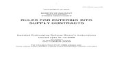 Rules Entering Into Supply Contracts