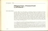 3 Case -- Nigerian Hoechst Limited