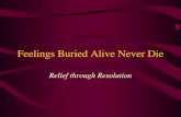 Feelings Buried Alive - PPT Slides