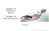 Chapter 3 Acids & Bases