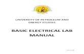 Basic Electrical Lab Manual