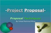 Project Proposal Basics [JUNE 2006]