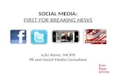 Social Media - First For Breaking News