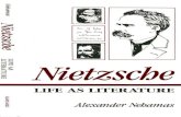 Nietzsche Life as Literature