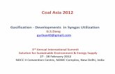 Gasification Coal Asia 2012 New Delhi