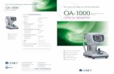 Folder Tomey Biometro - A-Scan - OA-1000