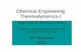1 Chemical Engineering Thermodynamics I(1)