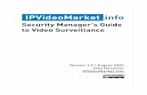 Security Manager Guide Video Surveillance v3 0