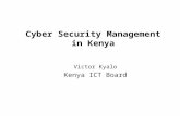 Cyber Security Management - Kenya ICT Board