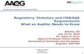 ITAR auditing document