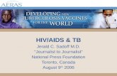 HIV/AIDS and TB (Dr. Jerald Sadoff)