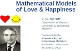 Mathematical model of Love & Happiness