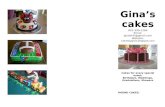 Cakes by Gina Pricing Pamphlet