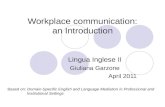 1 - Workplace Communication