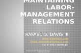 Maintaining Labor-Management Relations