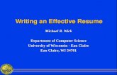 PPT Resume Example