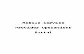 Document - Mobile Service Provider Operations Portal