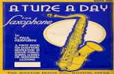 A Tune a Day Saxophone Course Book 1