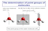 Chemistry 445 Lecture 8 the Determination of Point Groups