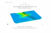 Lecture Notes on Finite Element II Victor Saouma