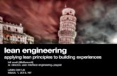 Lean Engineering. Applying Lean Principles to Building Experiences