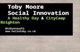 Social Innovation - A Healthy Day & City Camp