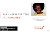 Say Cheese Writers - WHO ARE WE?