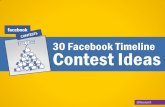 30 Facebook Timeline Contest Ideas