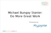 Do Great Work: Michael Bungay Stanier