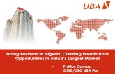 Doing Business in Nigeria - Creating Wealth from Opportunities