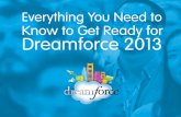 Everything You Need to Know to Get Ready for Dreamforce 2013