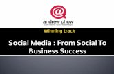 Social media   from social to business success