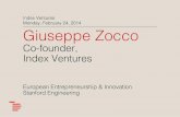 Giuseppe Zocco - Index Ventures - Switzerland - Stanford Engineering - Feb 24 2014
