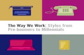 The Way We Work: Styles from Pre-boomers to Millennials