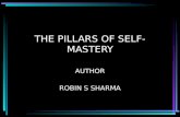 The Pillars Of Self Mastery By Robin Sharma