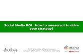 Social Media R.O.I : How to measure it to drive your strategy?