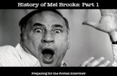 History of Mel Brooks Part 1