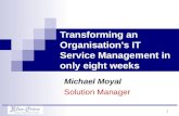 Transforming An Organisations IT Service Management